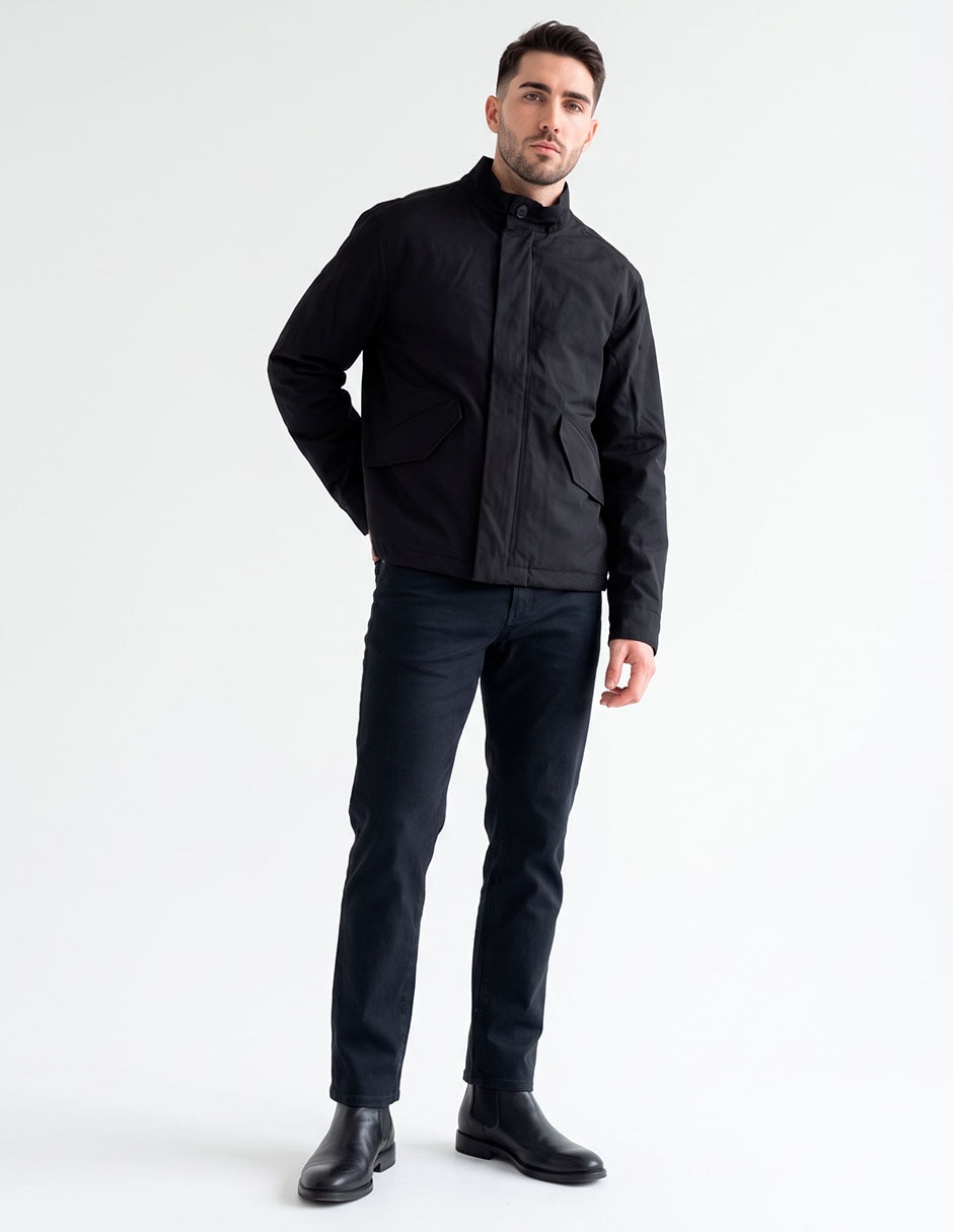 Chamarra bomber con bolsillos para hombre 3