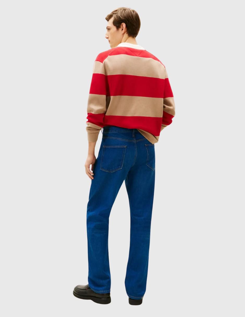 Jeans regular Tommy lavado desgastado para hombre 2