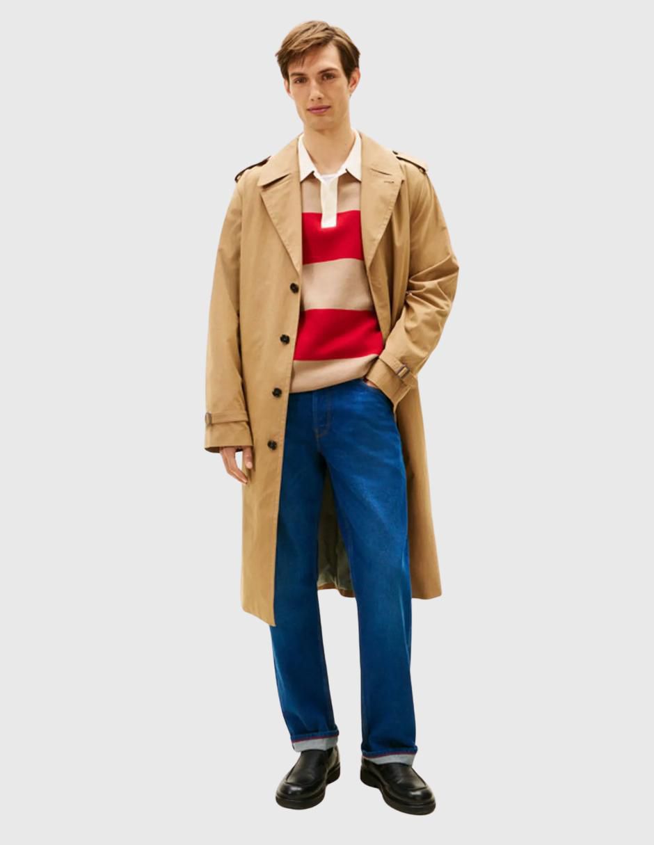Jeans regular Tommy lavado desgastado para hombre 5