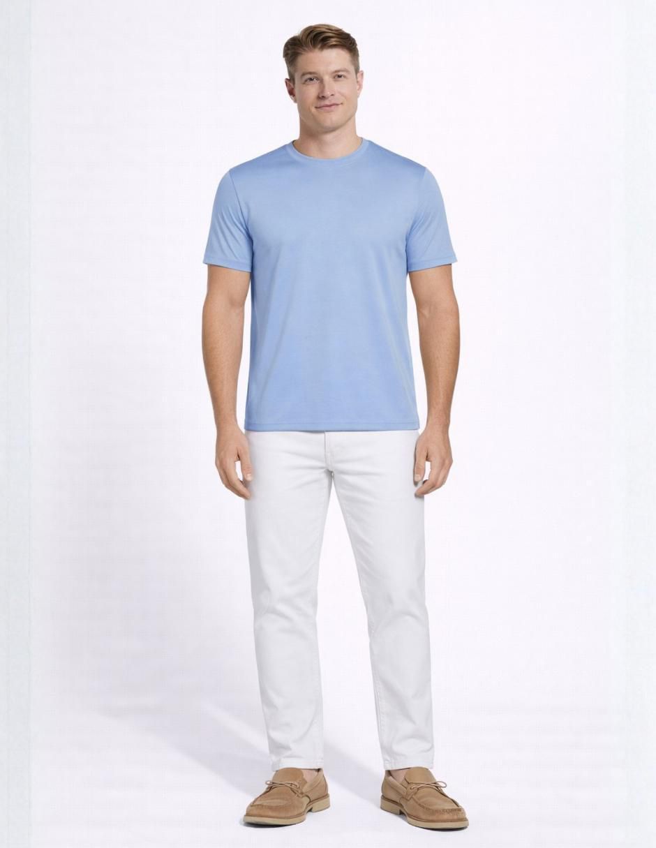 Playera Perry Ellis cuello redondo para hombre