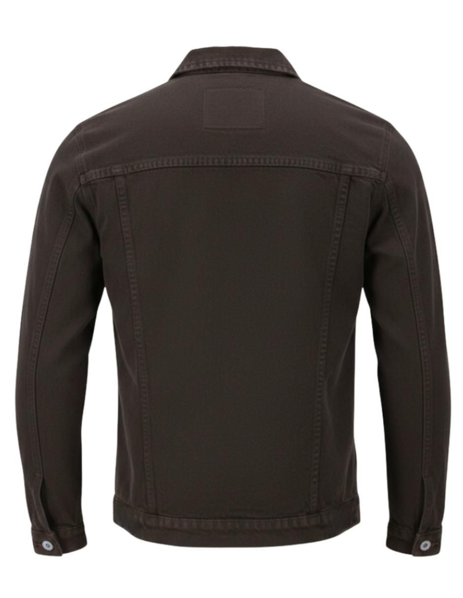 Chamarra denim de mezclilla con bolsillos para hombre 5