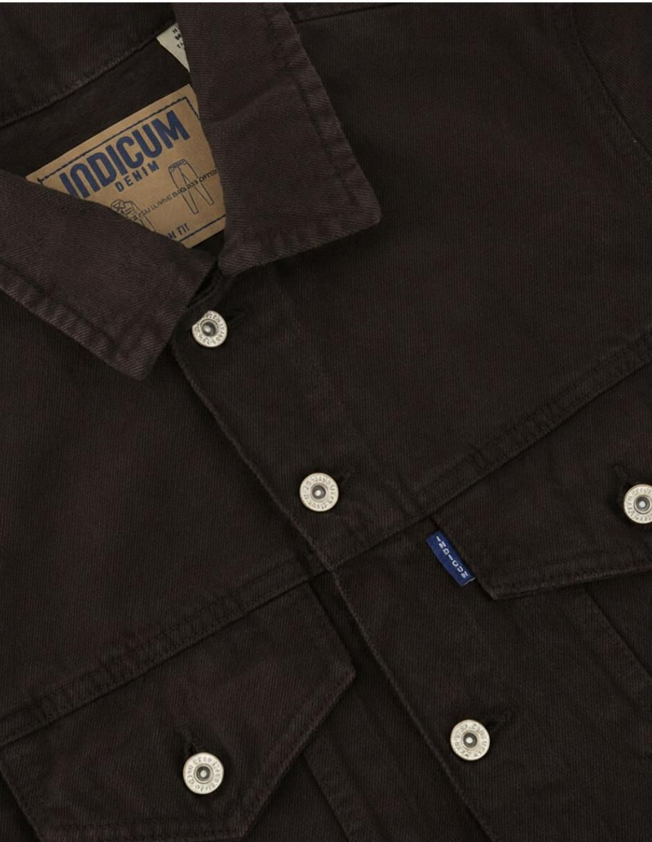 Chamarra denim de mezclilla con bolsillos para hombre 7