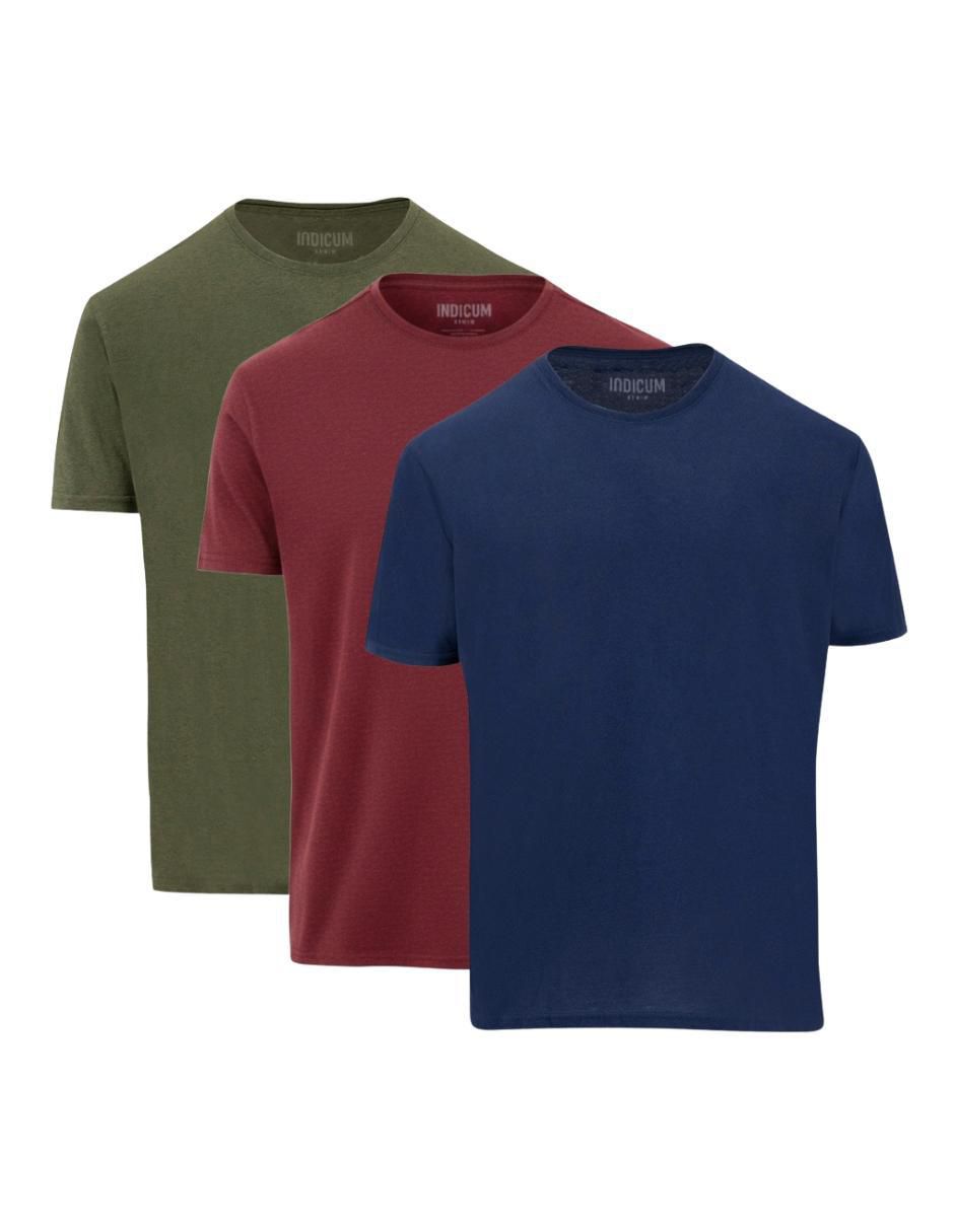 Set playera cuello redondo para hombre