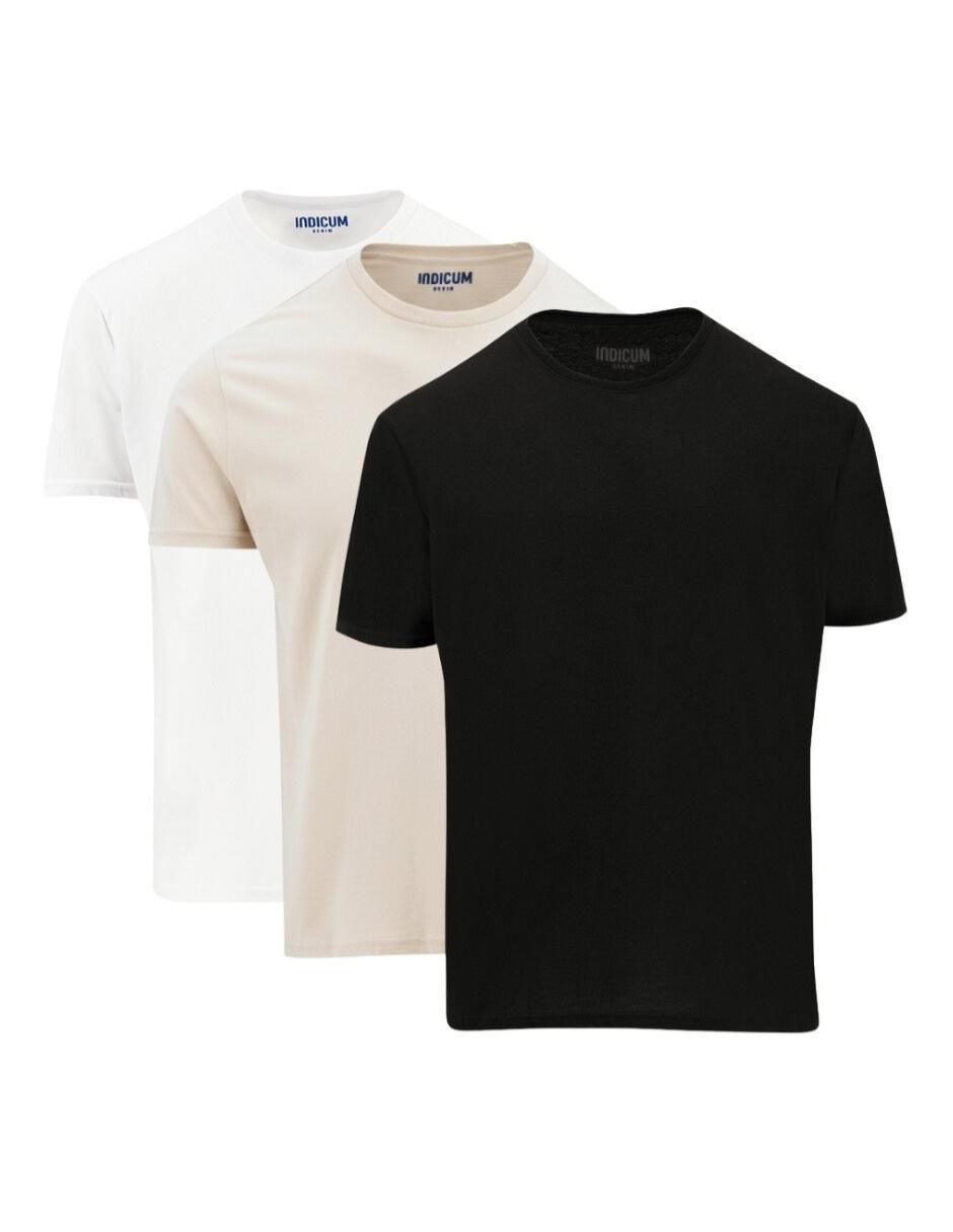 Set playera cuello redondo para hombre Set playera cuello redondo para hombre