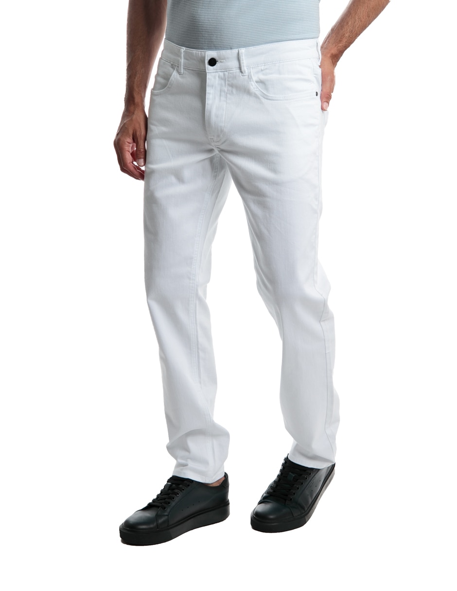 Pantalón slim de algodón para hombre 7