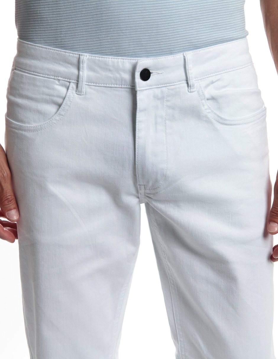 Pantalón slim de algodón para hombre 8