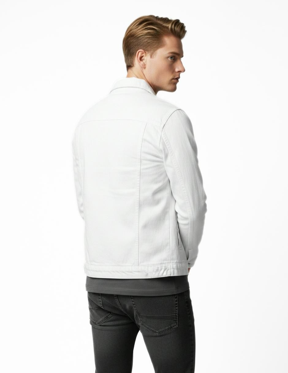 Set chamarra denim Indicum Denim de mezclilla con bolsillos para hombre