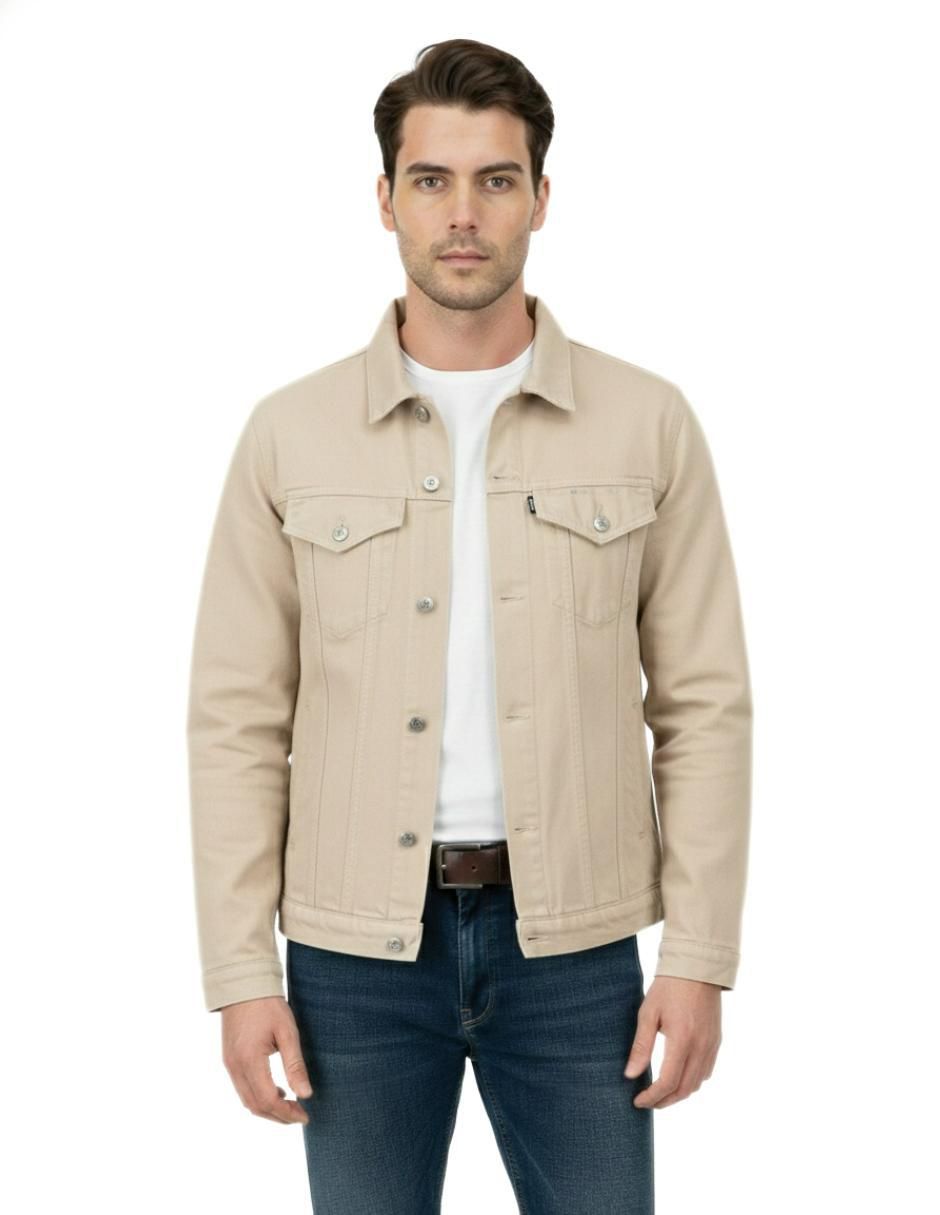 Set chamarra denim Indicum Denim de mezclilla con bolsillos para hombre