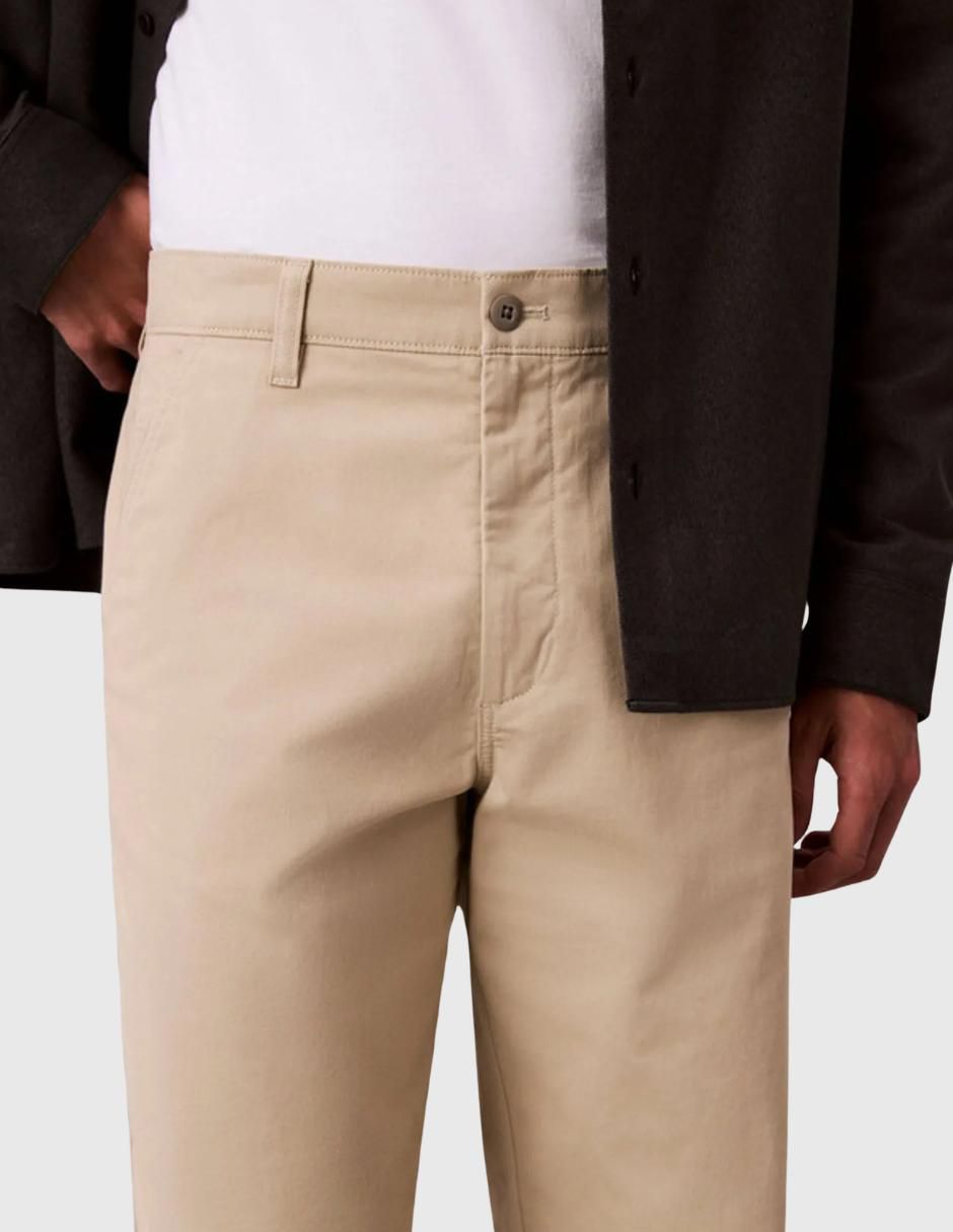 Pantalón business casual regular de algodón para hombre 3