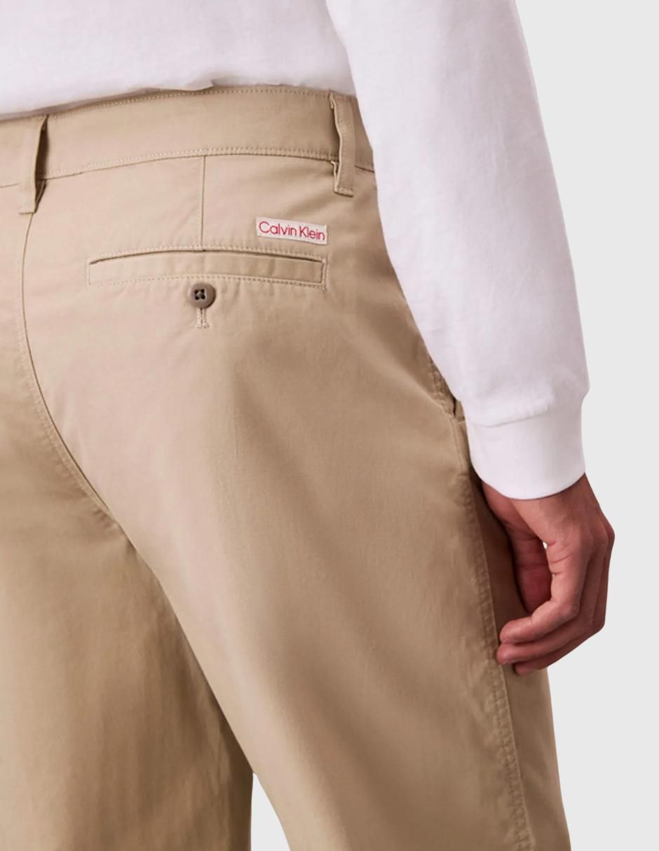 Pantalón business casual regular de algodón para hombre 2