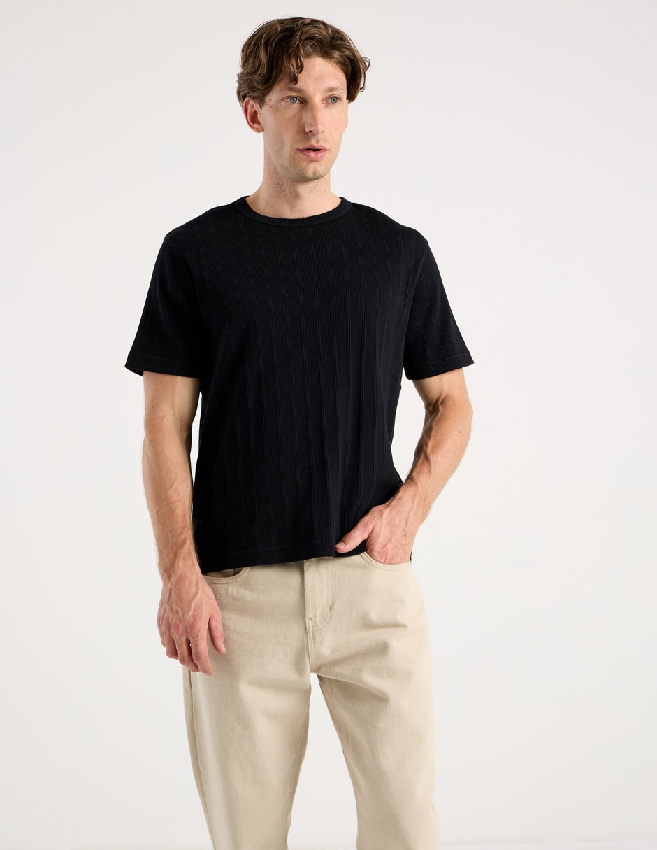 Playera cuello redondo para hombre 2