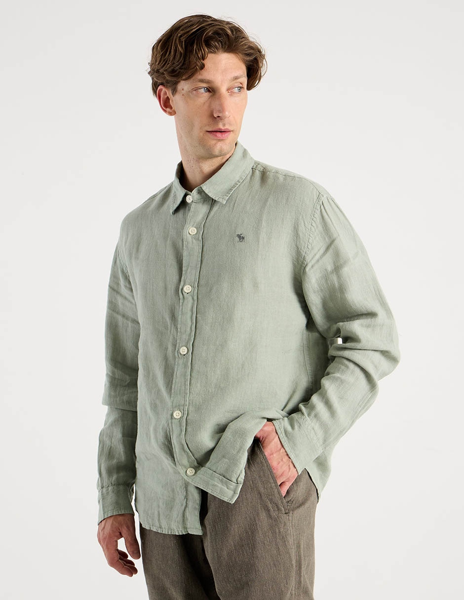 Camisa casual manga larga para hombre Camisa casual manga larga para hombre