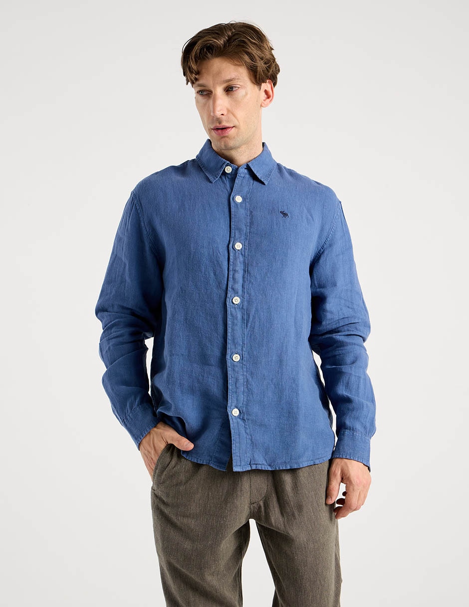Camisa casual manga larga para hombre Camisa casual manga larga para hombre
