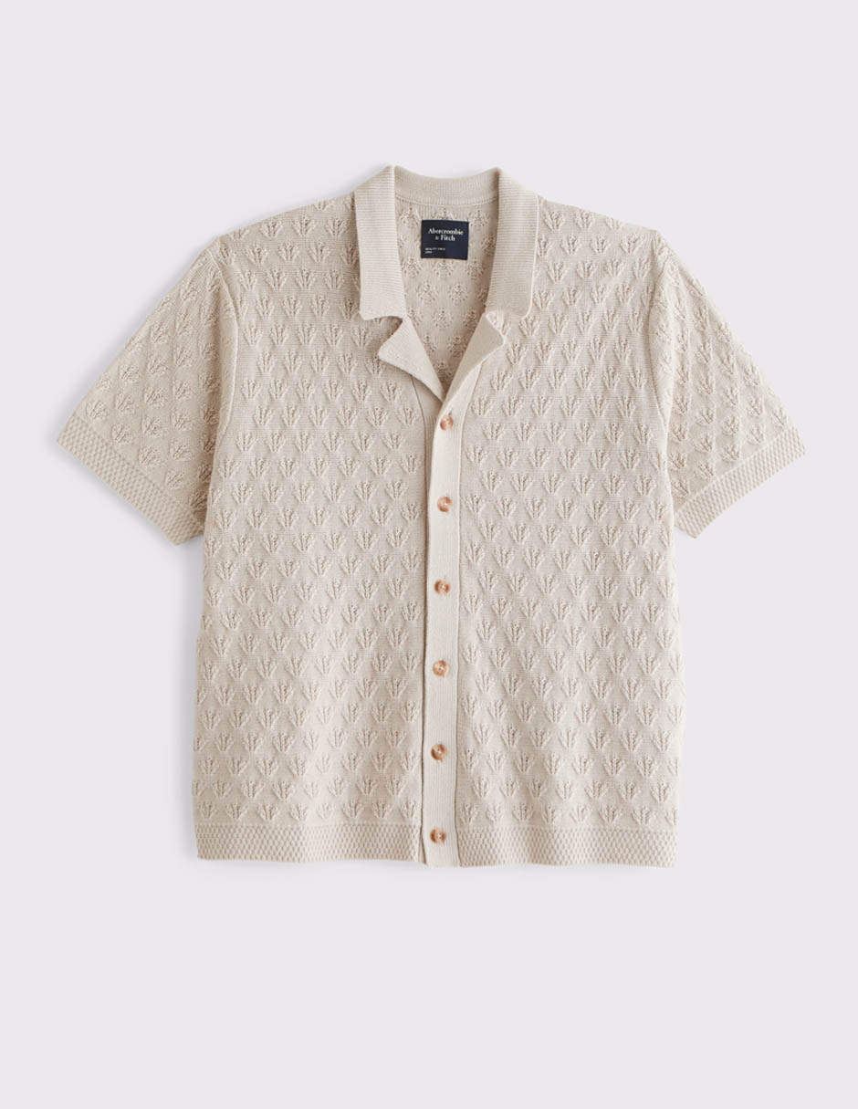 Camisa casual de algodón manga corta para hombre 2