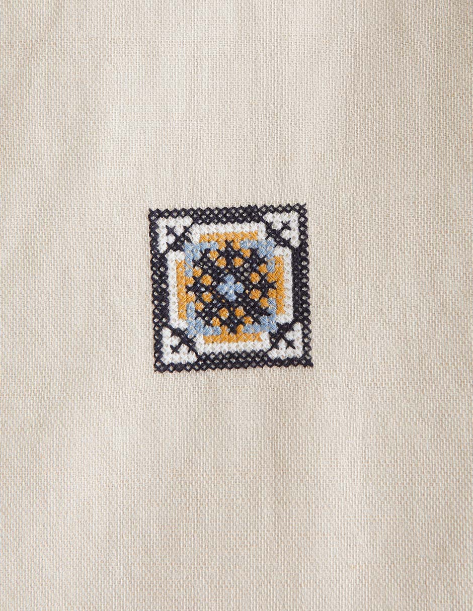 "camisa/sobrecamisa" casual abercrombie & fitch "de" (si aplica) algodón y lino "manga" "para hombre"