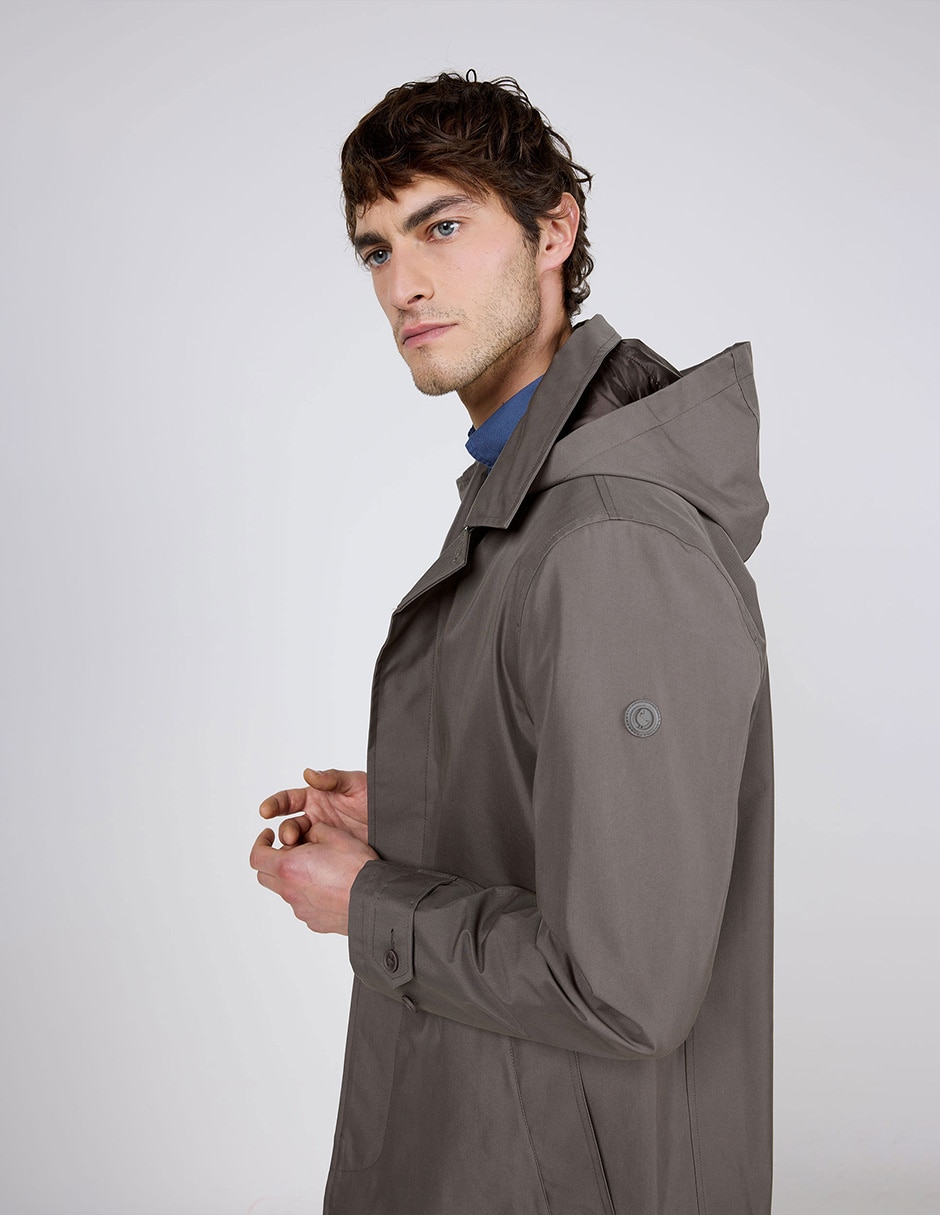 Gabardina largo para hombre 4