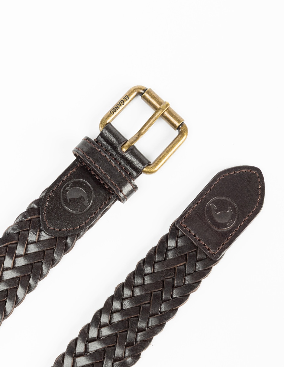 Cinturón de piel bovino para hombre