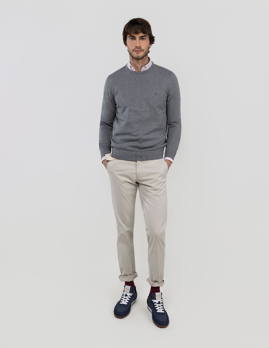 Suéter cuello redondo para hombre 5