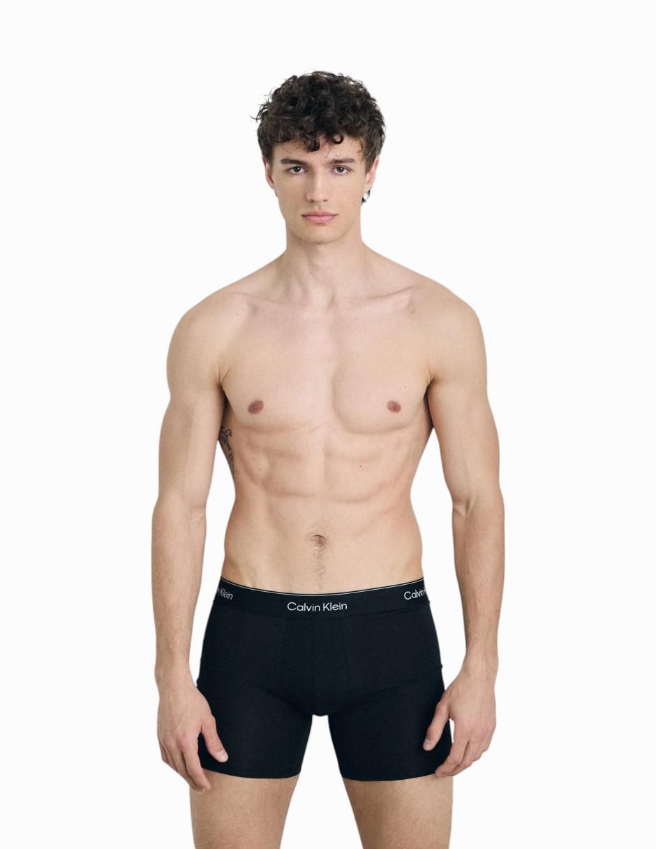 Bóxer brief de algodón y elastano para hombre 3 piezas Bóxer brief de algodón y elastano para hombre 3 piezas