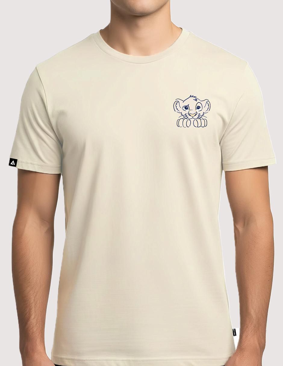 Playera cuello redondo para hombre