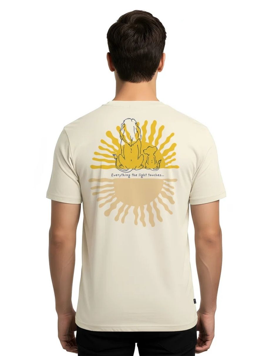 Playera cuello redondo para hombre