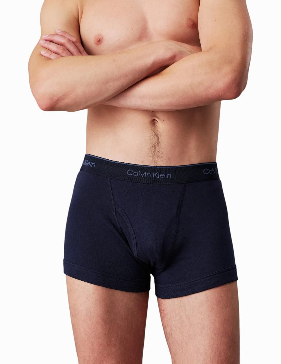 Bóxer trunk de algodón para hombre 3 piezas