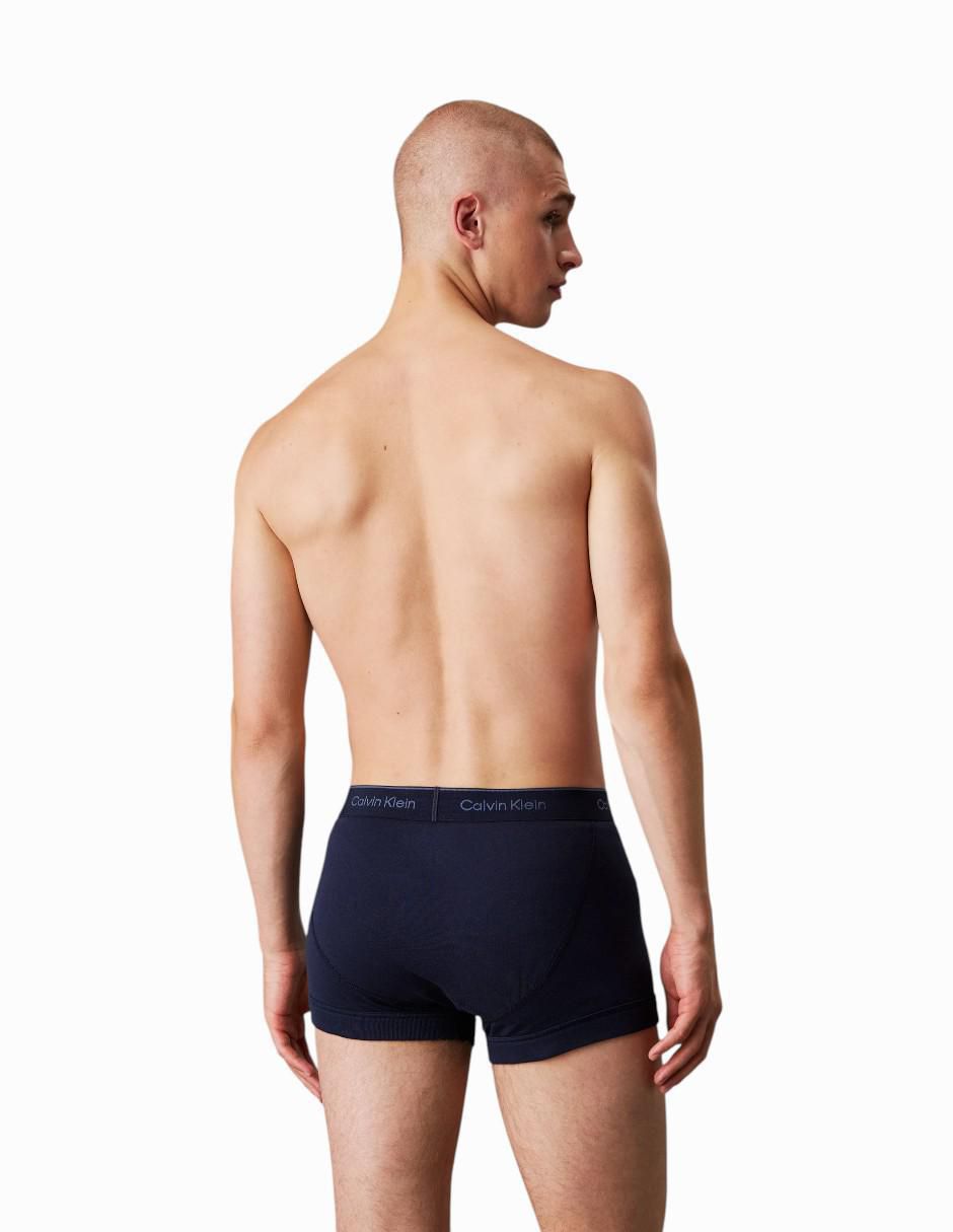 Bóxer trunk de algodón para hombre 3 piezas 4
