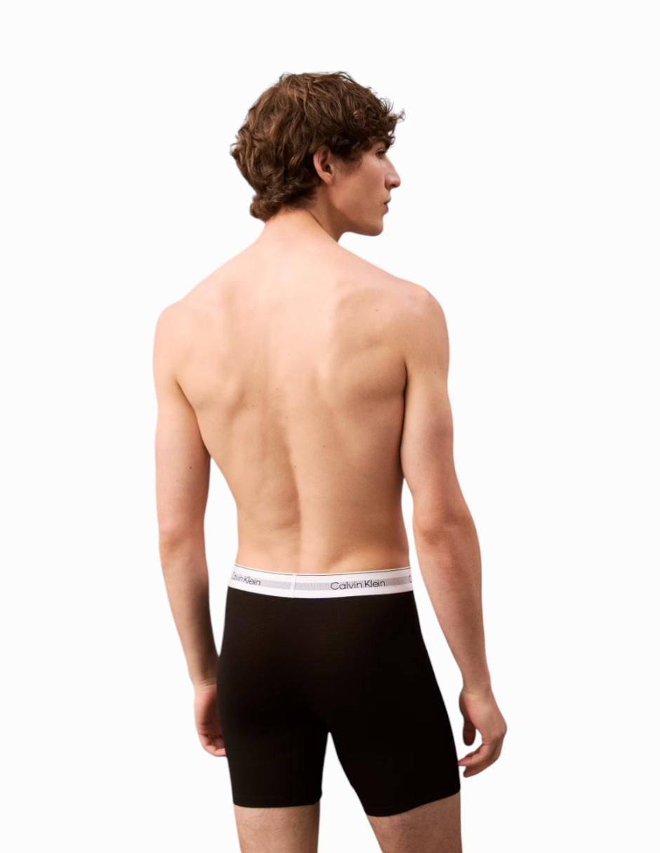 Bóxer brief de microfibra para hombre 3 piezas 5