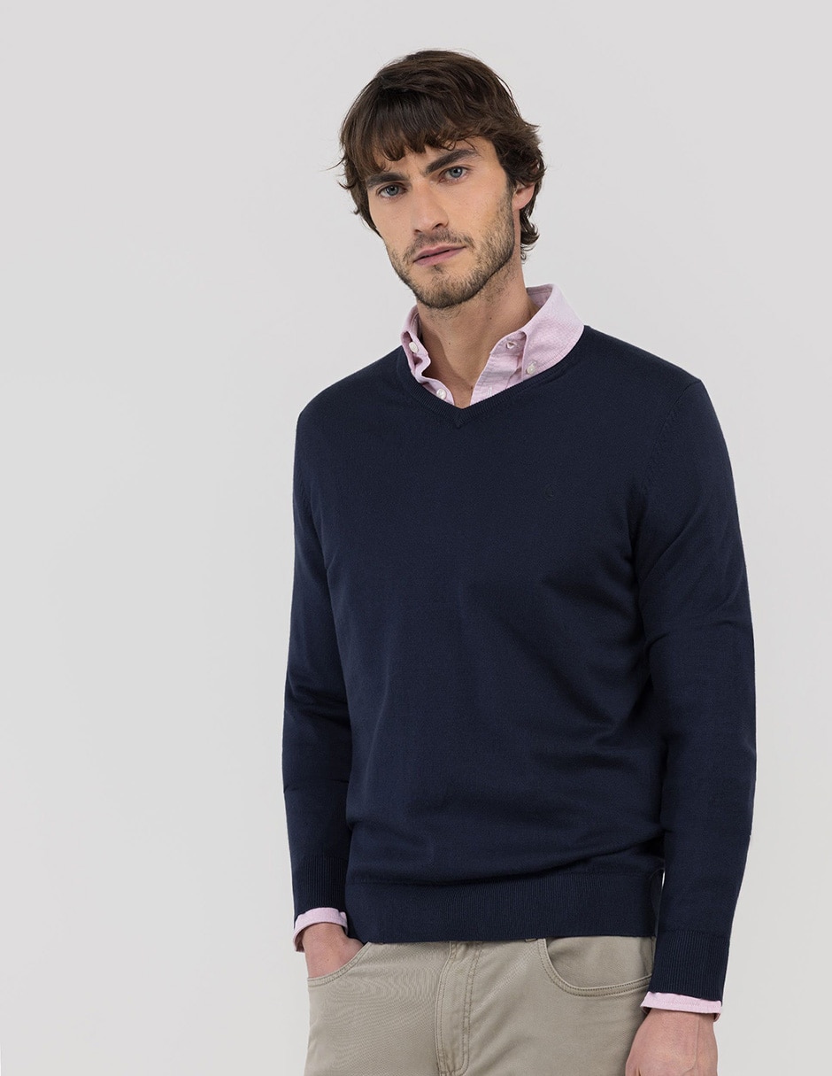 Suéter cuello v para hombre Suéter cuello v para hombre