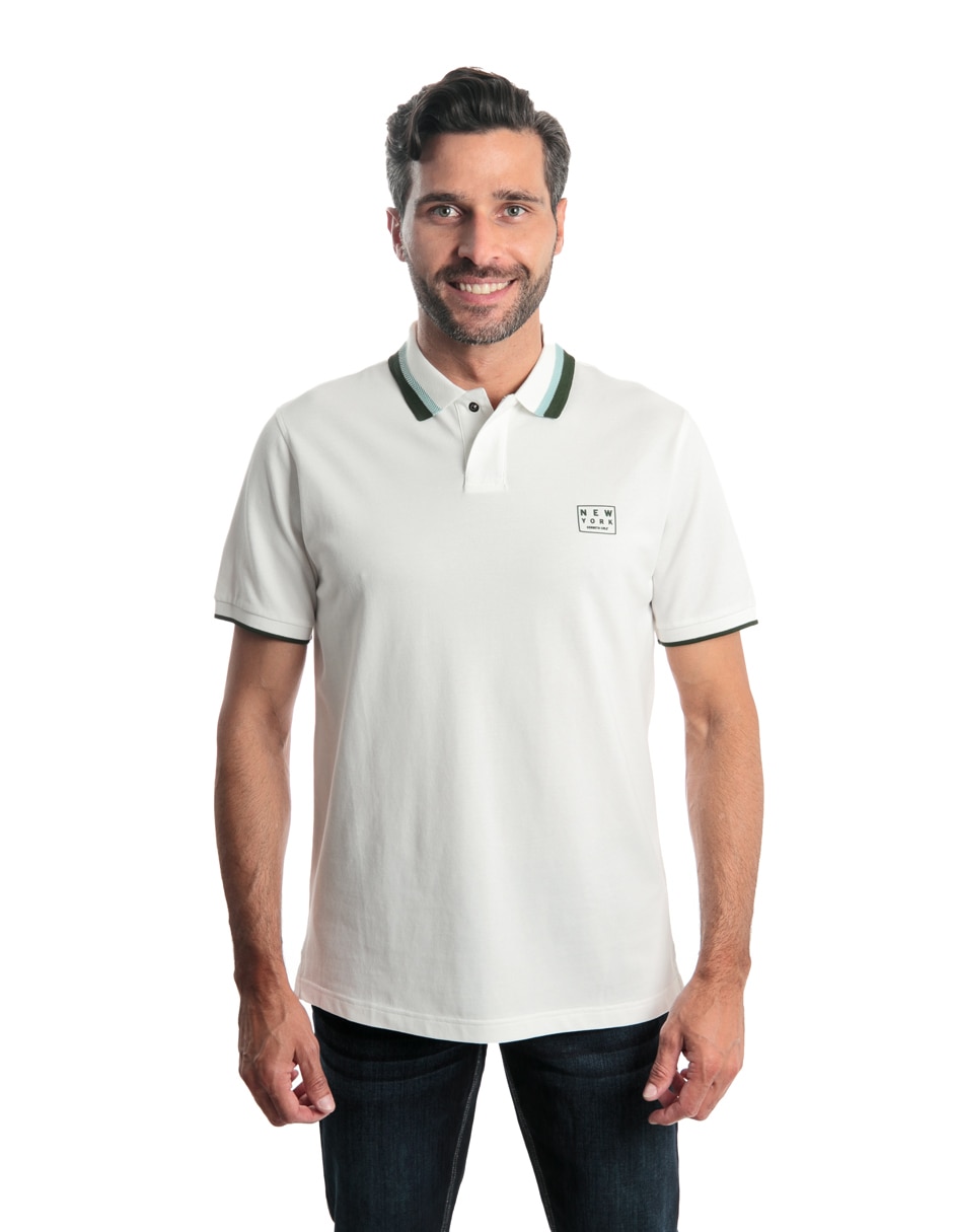 Playera tipo polo para hombre