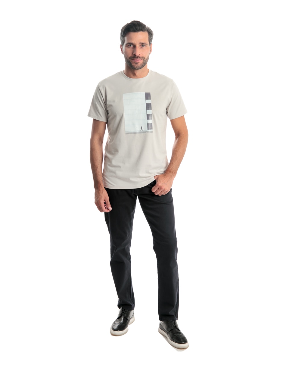Playera cuello redondo para hombre 4