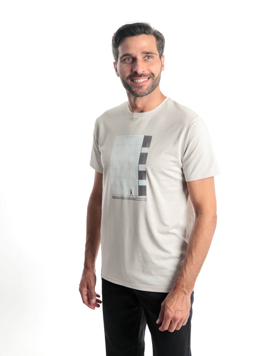 Playera cuello redondo para hombre 2