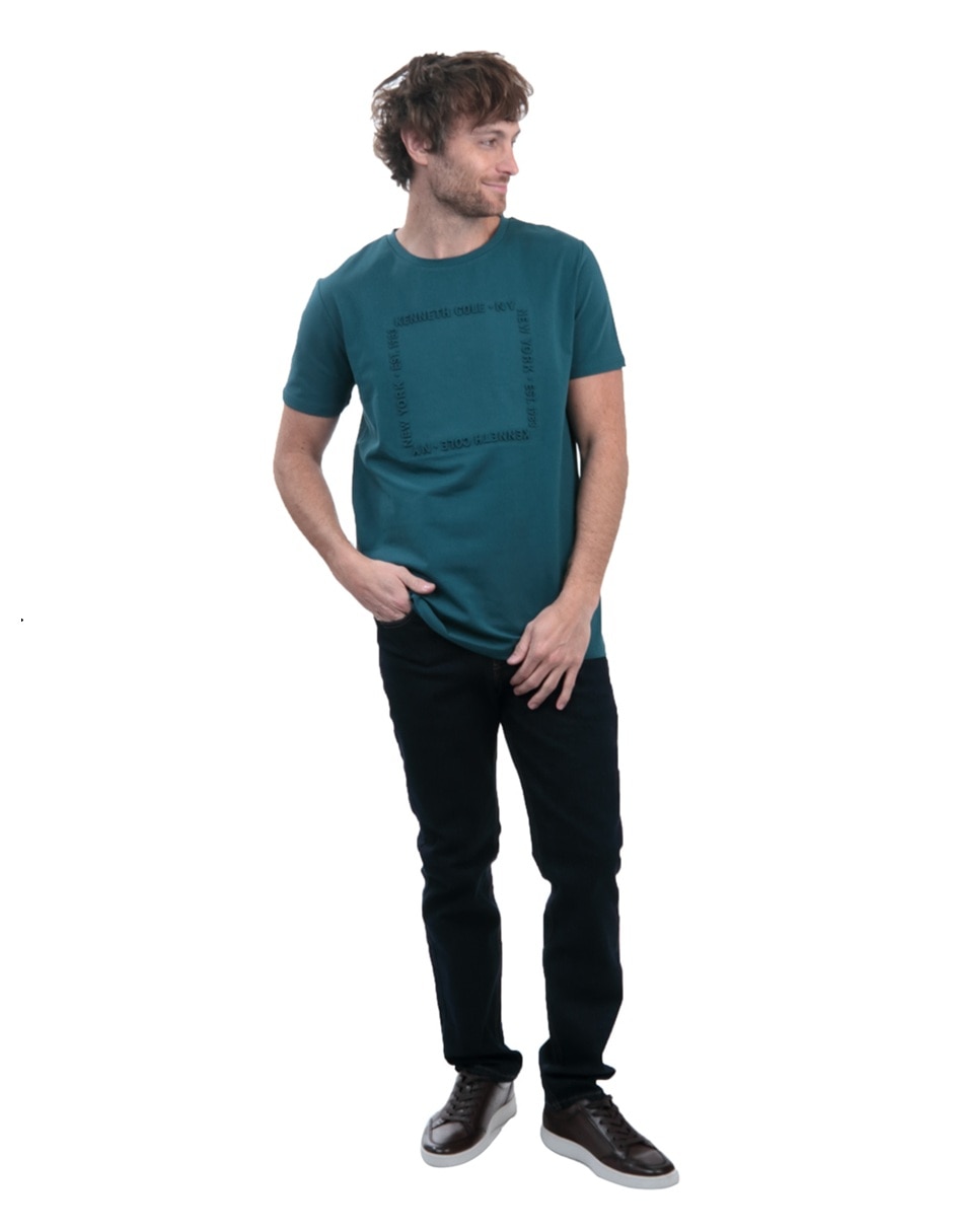 Playera cuello redondo para hombre 2