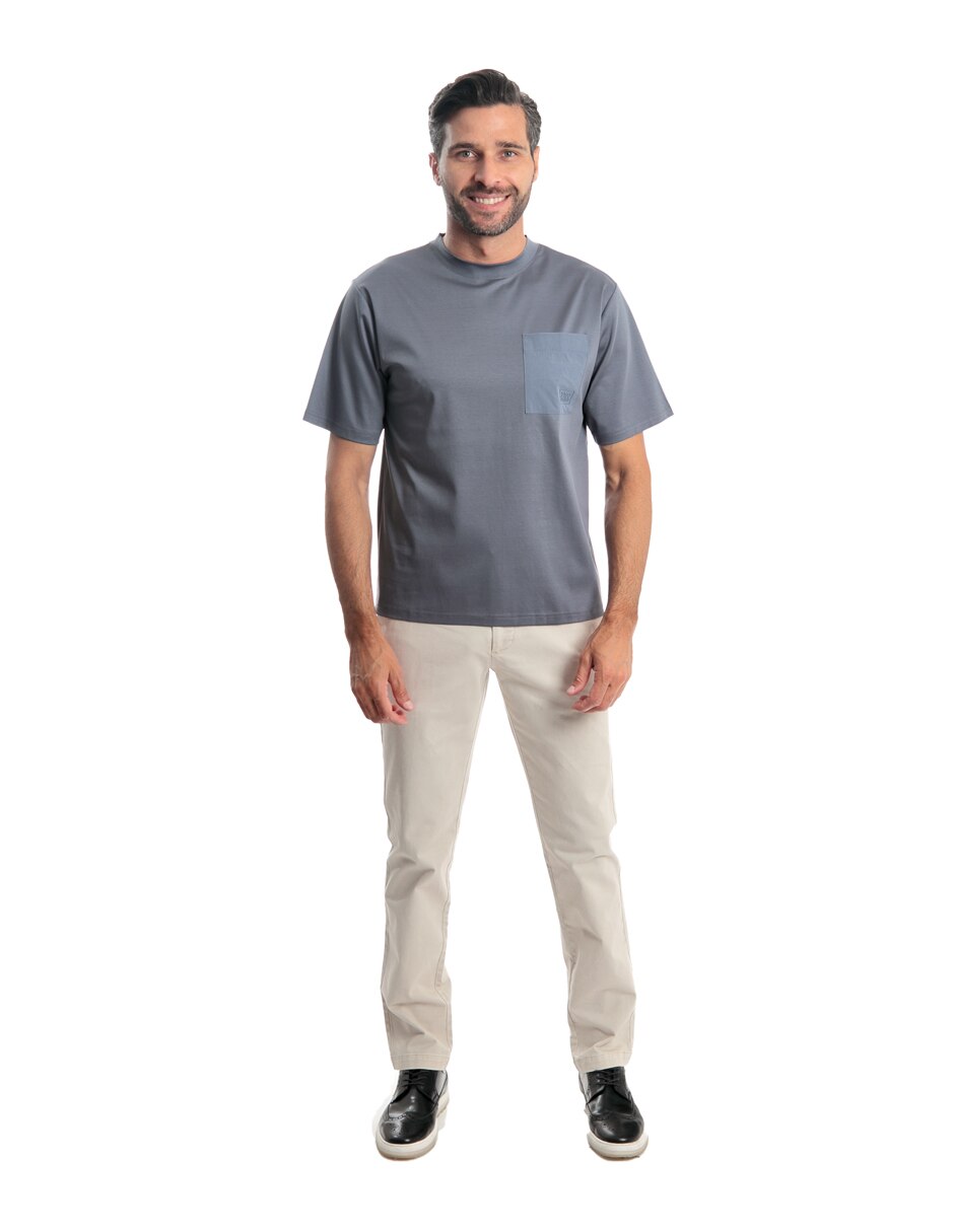 Playera cuello redondo para hombre 2