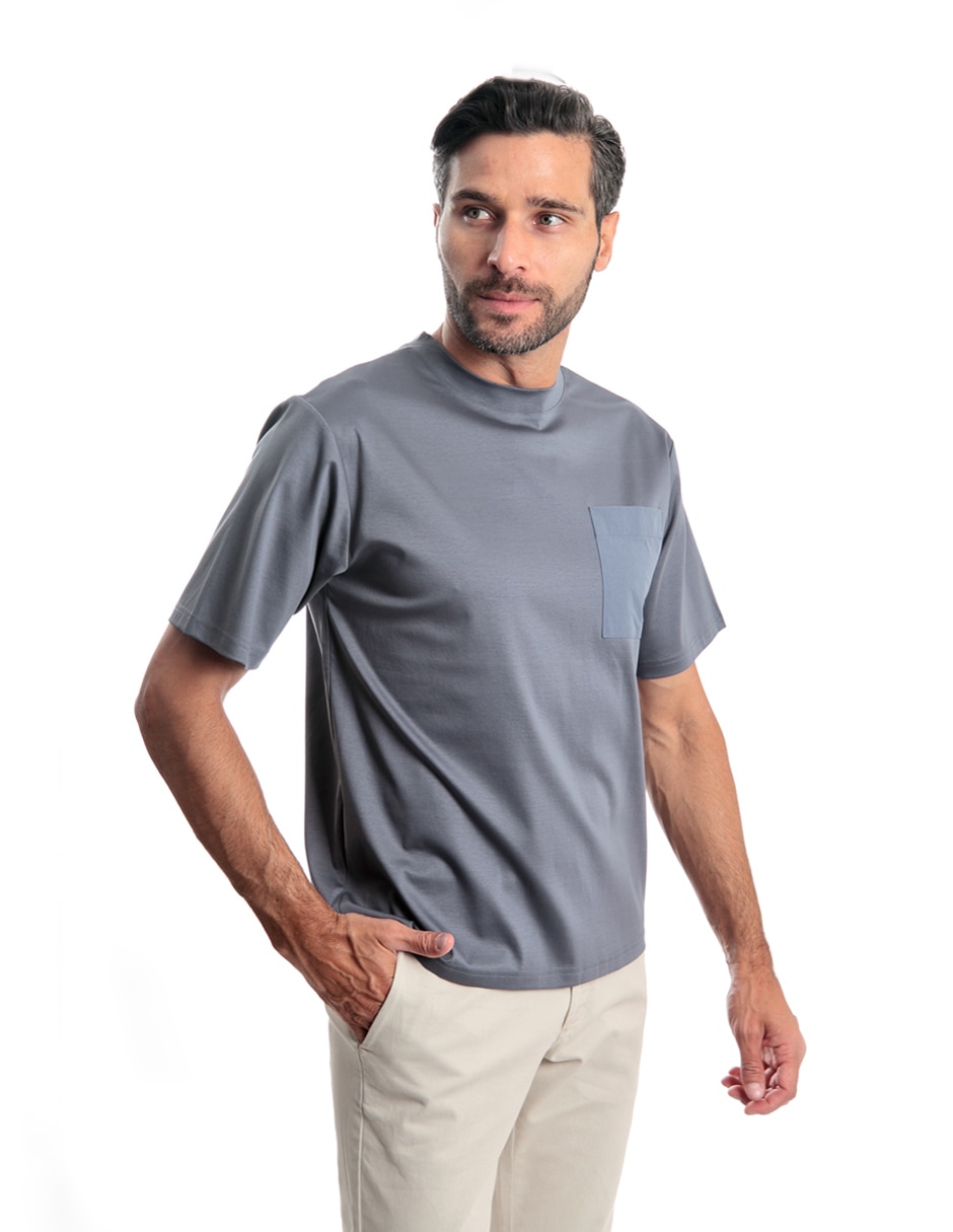 Playera cuello redondo para hombre 4