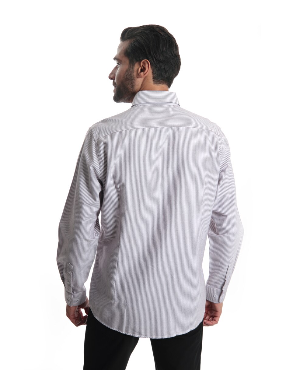 Camisa casual manga larga para hombre 3