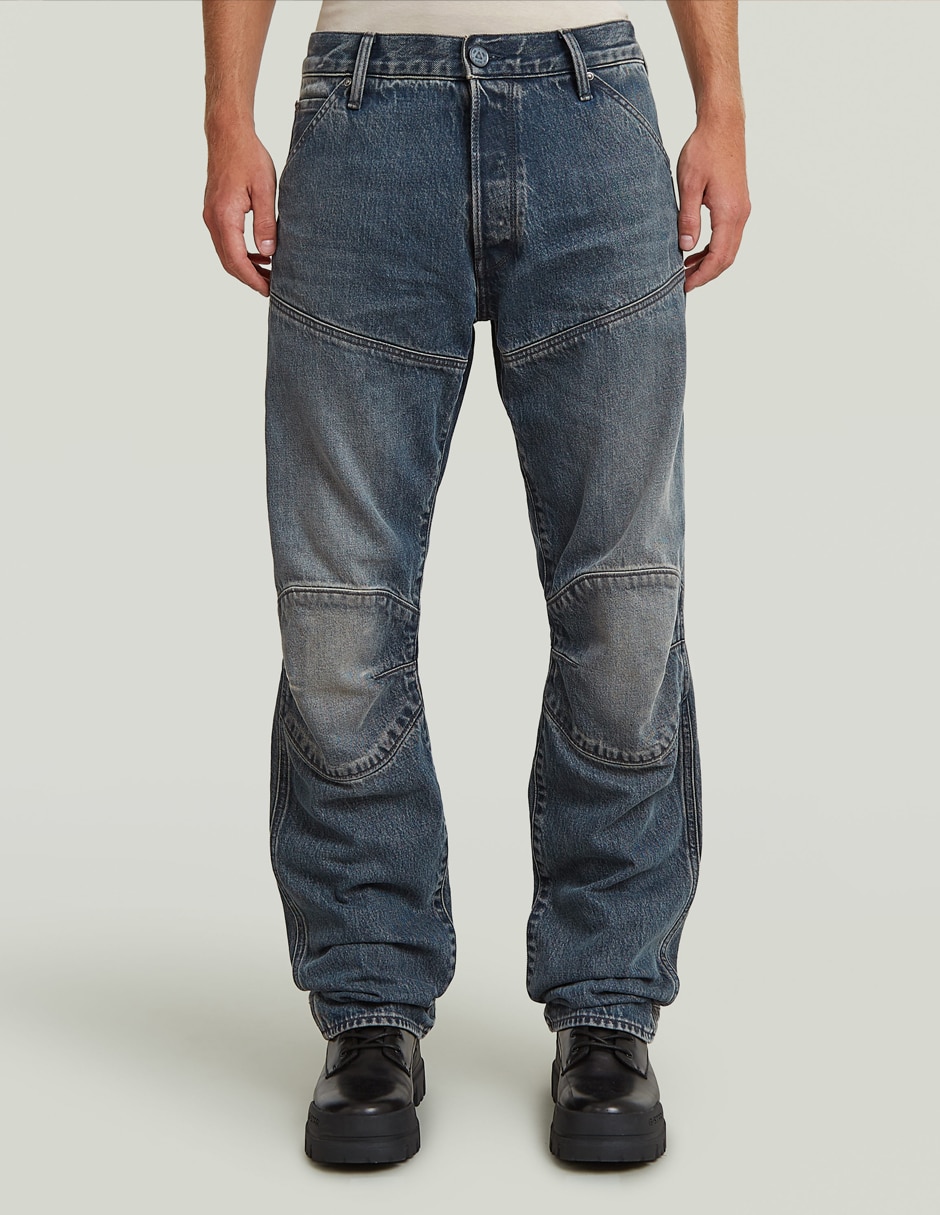 Jeans straight lavado deslavado para hombre Jeans straight lavado deslavado para hombre