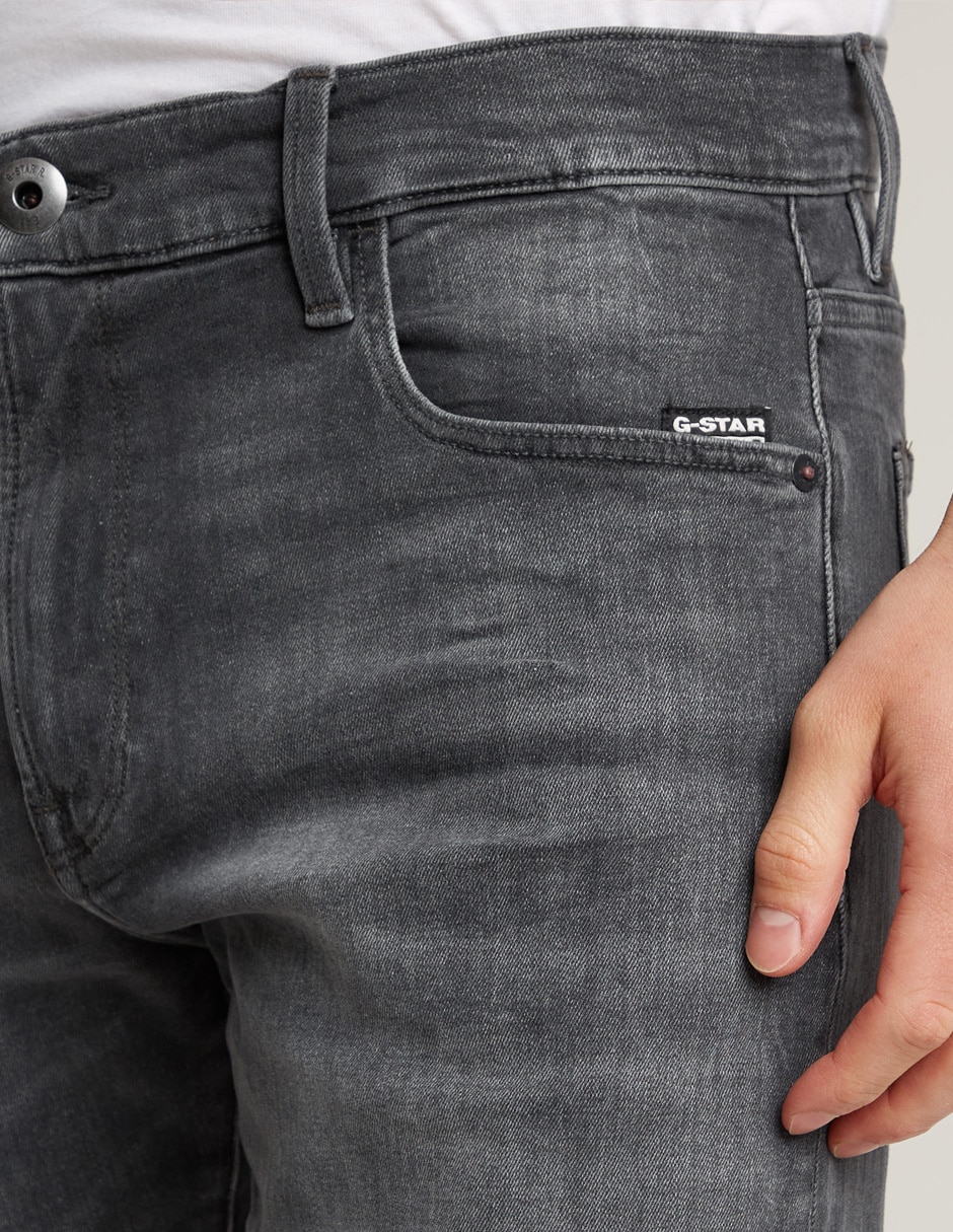 Jeans slim deslavado para hombre 3