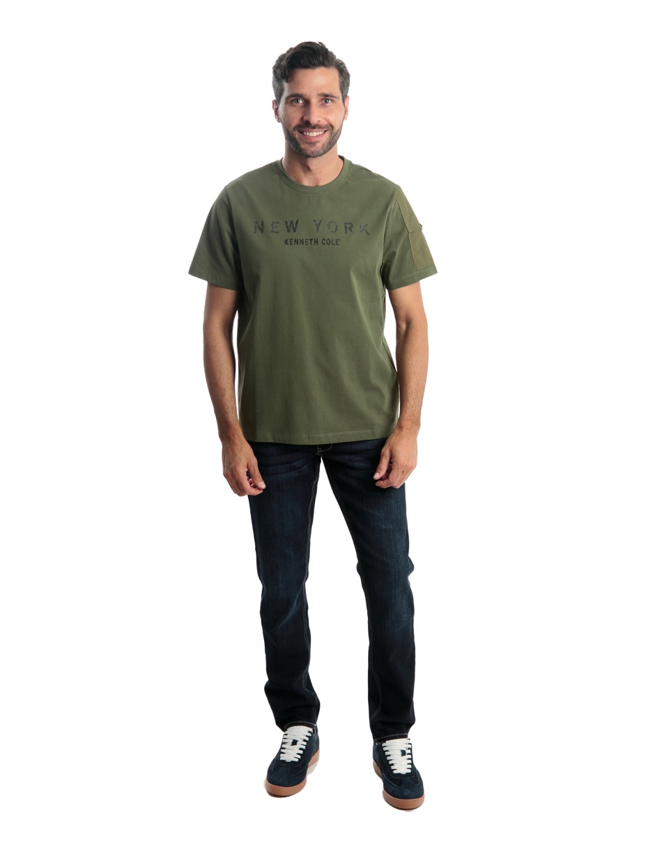 Playera Kenneth Cole cuello redondo para hombre
