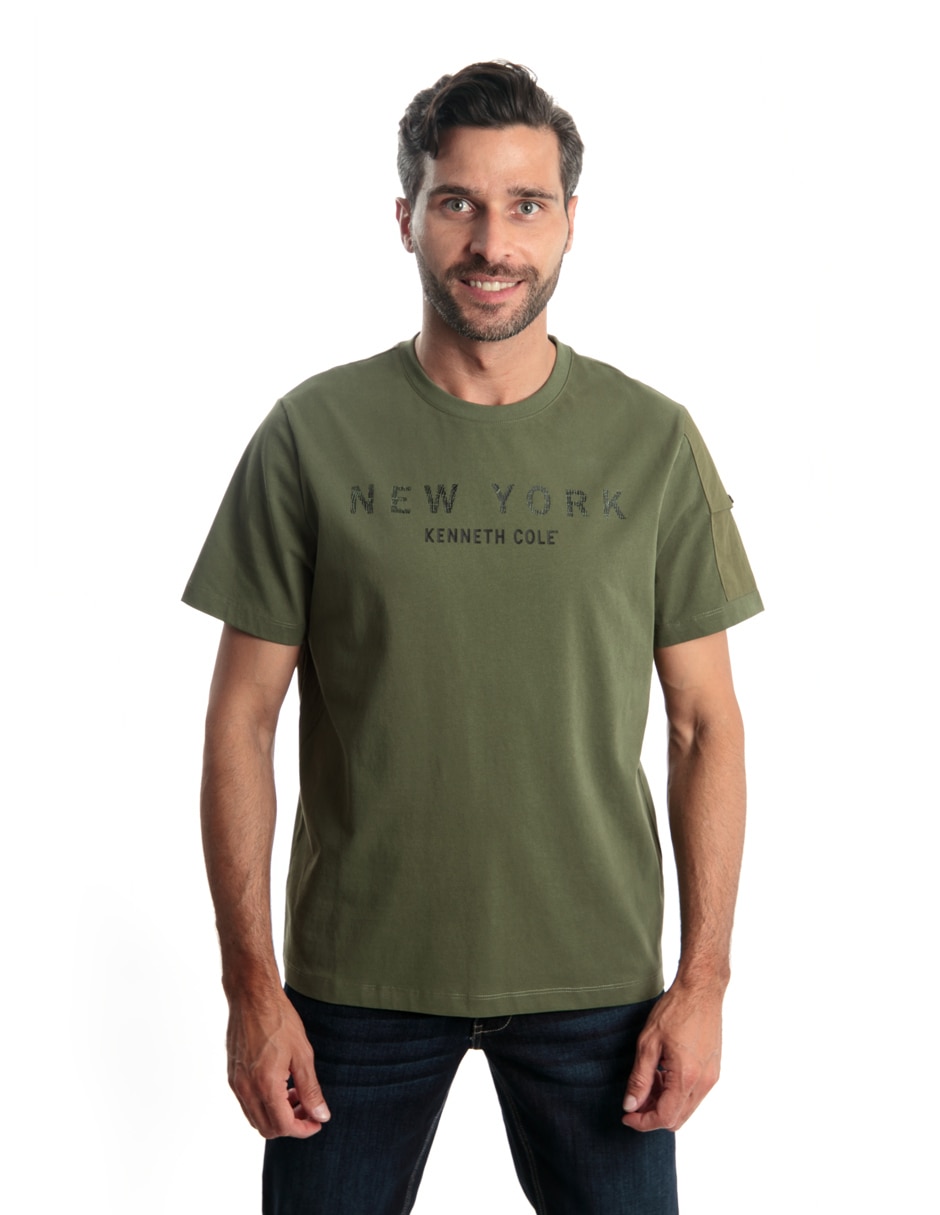Playera cuello redondo para hombre