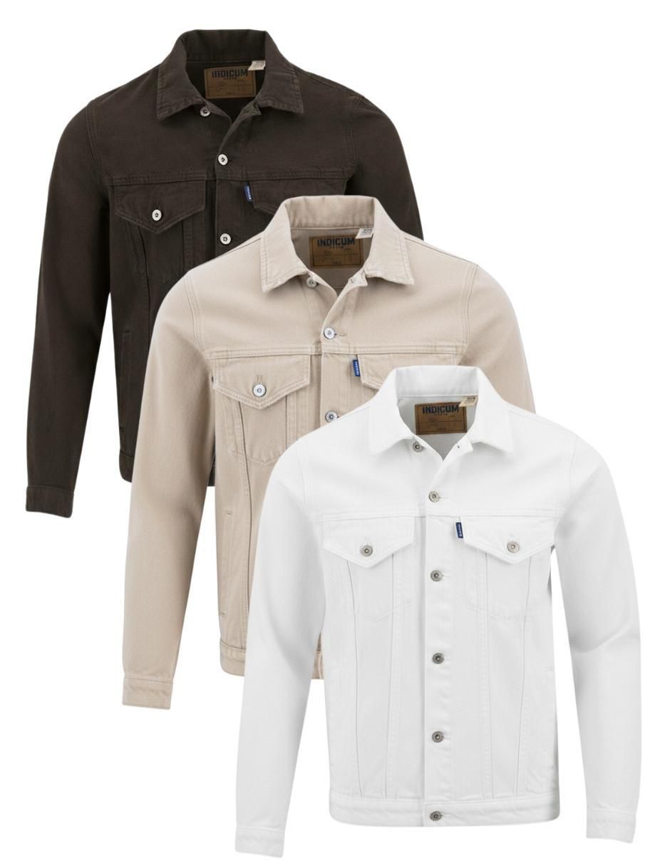 Set chamarra denim de mezclilla con bolsillos para hombre Set chamarra denim de mezclilla con bolsillos para hombre