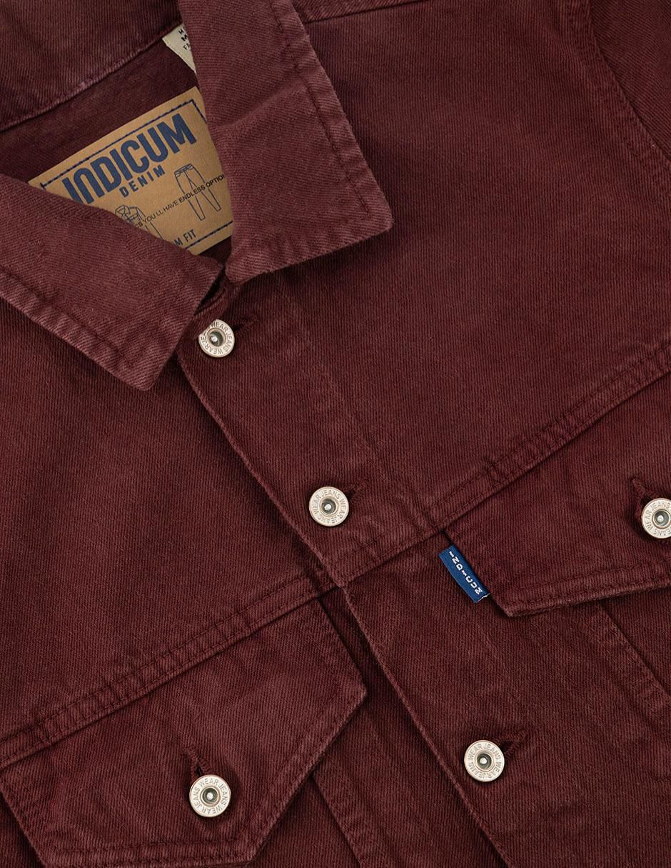Set chamarra denim de mezclilla con bolsillos para hombre 3