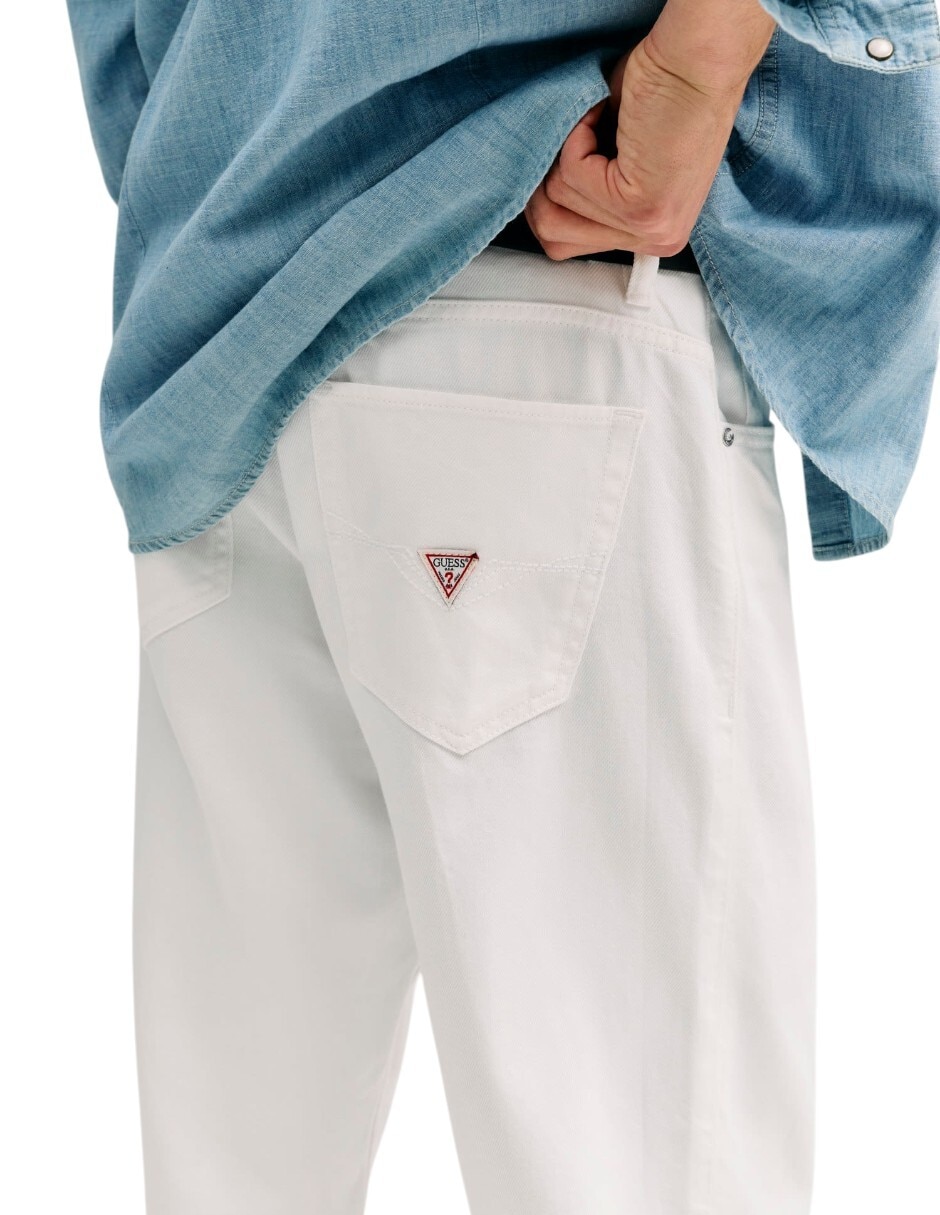Jeans regular Guess lavado claro para hombre