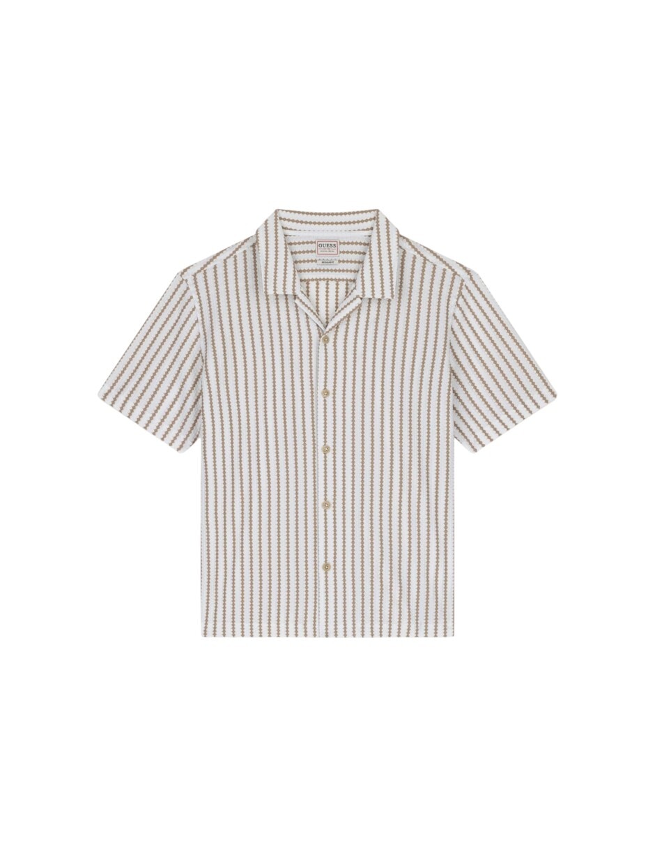 Camisa casual sm26 manga corta para hombre 3