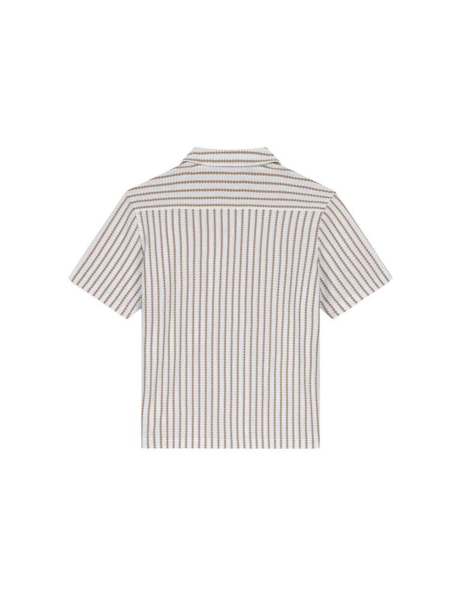Camisa casual sm26 manga corta para hombre 2