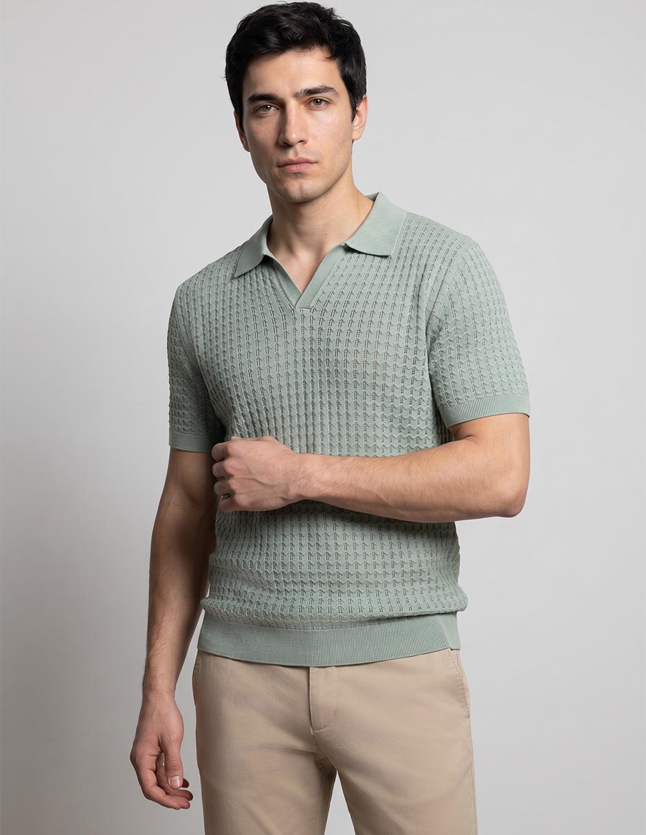 Playera tipo polo para hombre