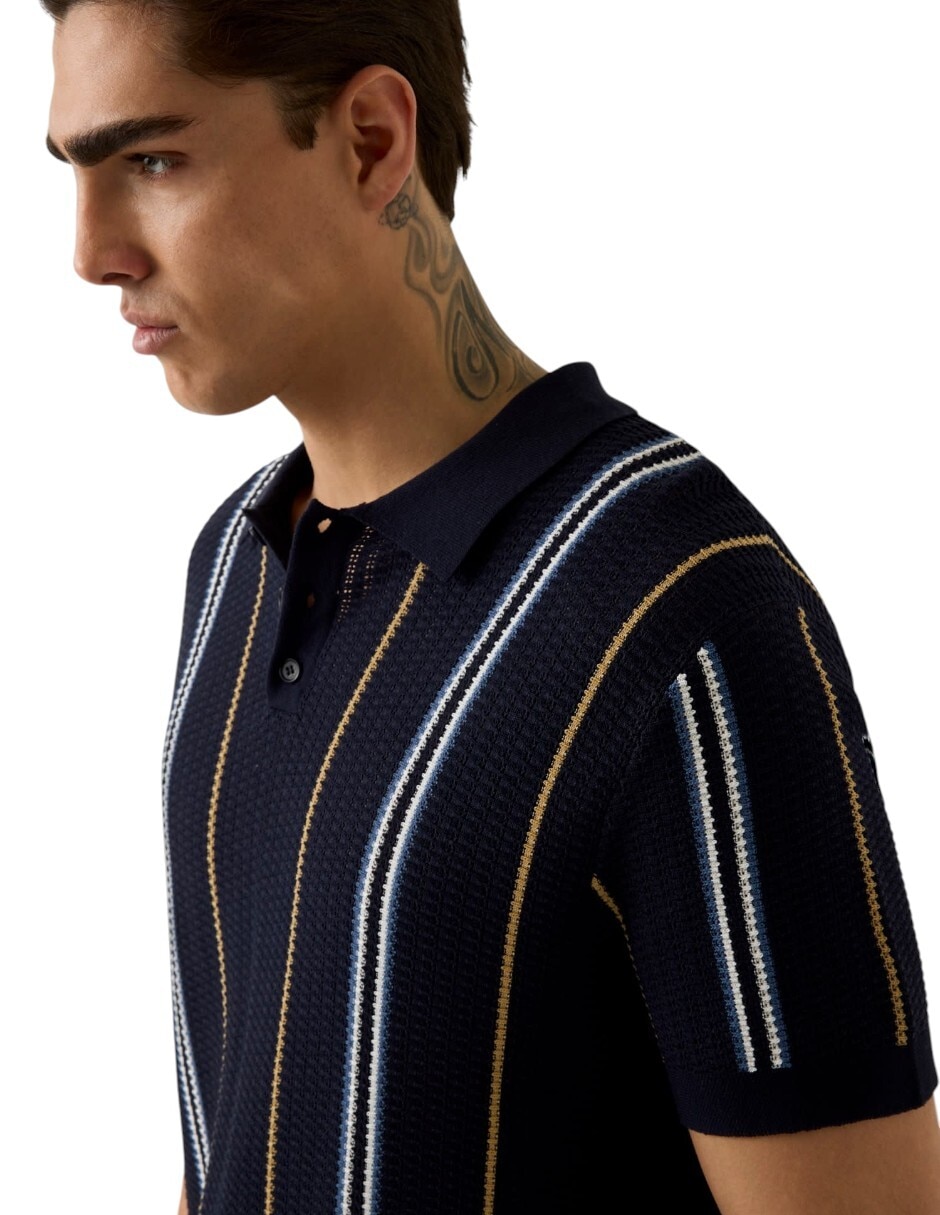 Playera tipo polo SM26 para hombre 4