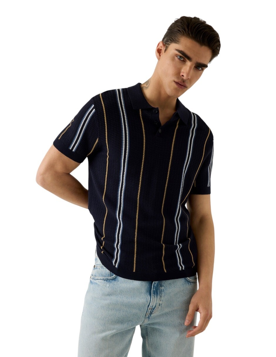 Playera tipo polo SM26 para hombre