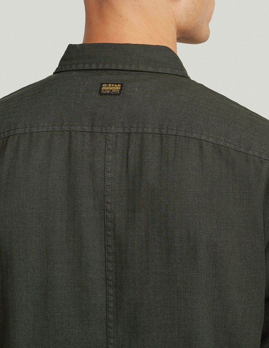 Camisa casual g-star manga larga para hombre