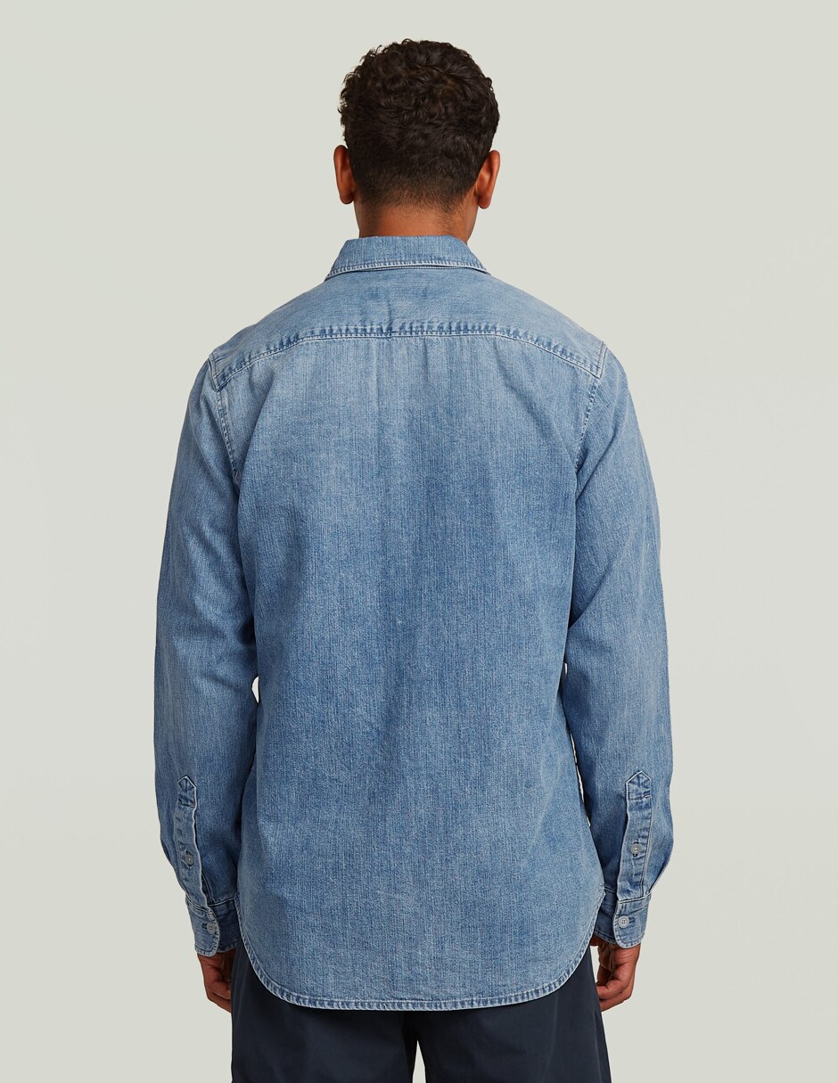 Camisa casual de algodón manga larga para hombre 2